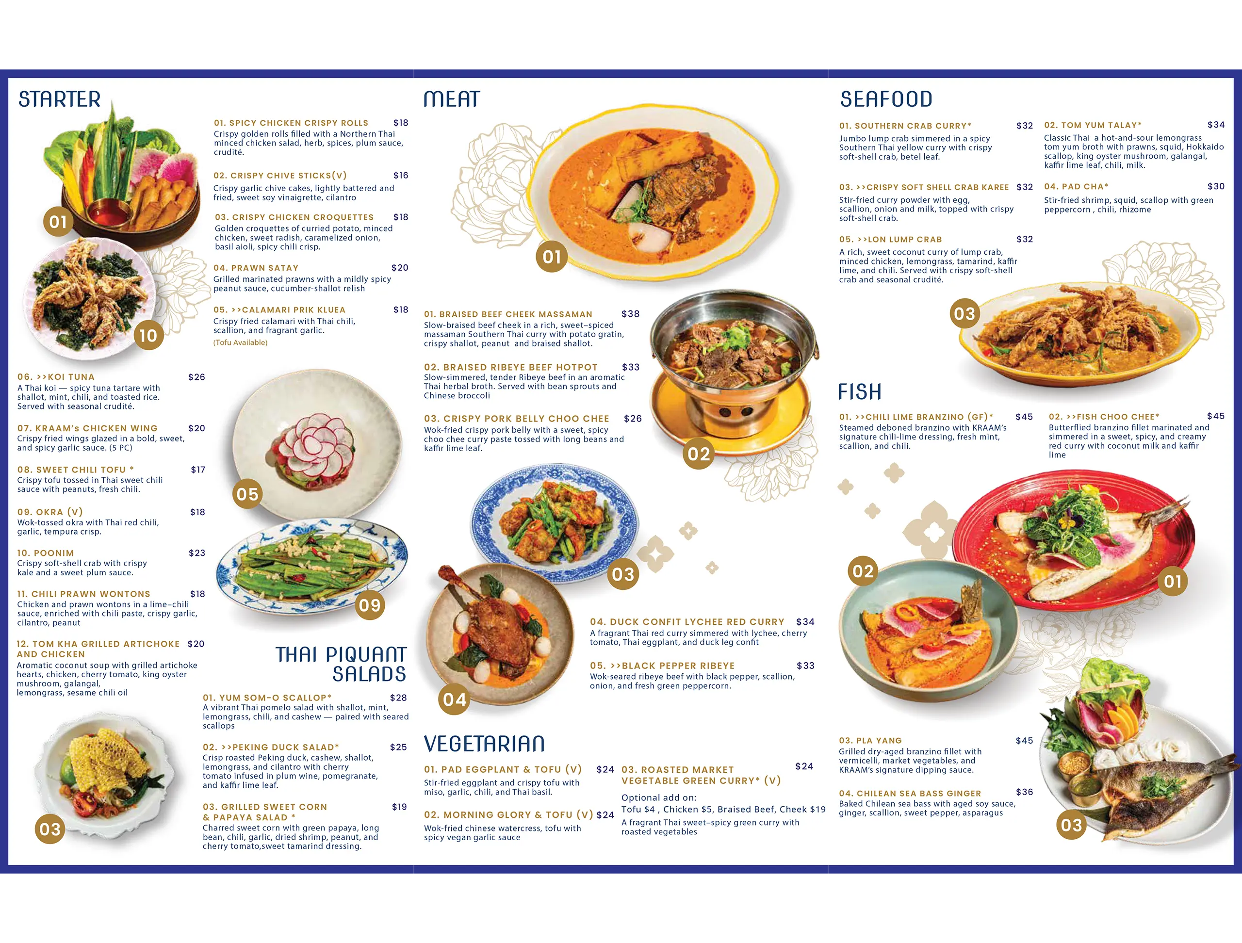 KRAAM Menu 2
